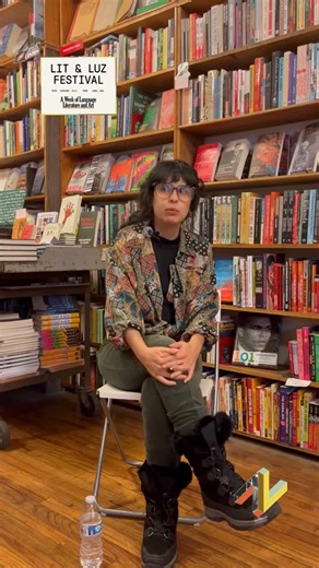 Hear what Diana Garza Islas had to say a few days before the iconic Lit & Luz Live Magazine Show at the @mcachicago! As the year is wrapping up, we’re reminiscing such good memories ✨🫶 #litluz #makelit | MAKE Literary Productions