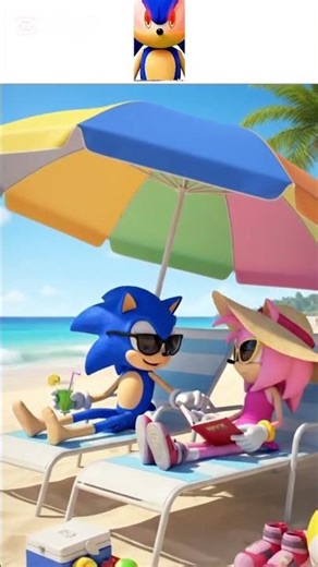 ​SONIC AND AMY'S SECRET BEACH DATE! 🌊