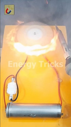 Amazing Matchstick Experiment with DC Motor 🔥