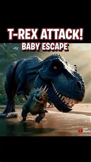 T-Rex attack 🦖🔥 #shorts #trex #trends