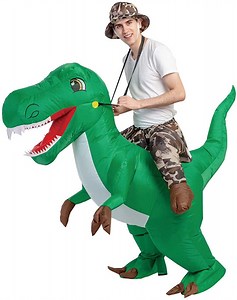 GOOSH 72 Inch Adult Inflatable Dinosaur Costume Adult Halloween Costume, Funny Men Women Unisex Dinosaur Costumes for Adults Dino Blow Up Costume for Halloween Holiday Party Cosplay - Walmart.com