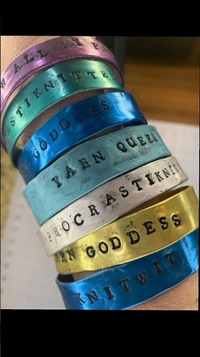 DIY knitting needle bracelets or buy them: https://shedoredostudio.etsy.com
