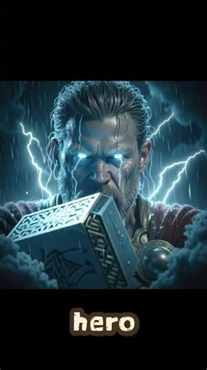 The Real Thor Was Terrifying ⚡ #norsegods #thor #god