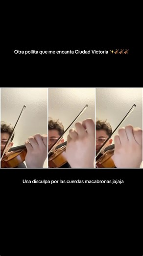 Ciudad Victoria 🎻✨ Está madre puso pollita en vez de polkita jajaja #violin #ciudadvictoria #polkas #mariachi #trescuerdas #foryoupage #sigueme