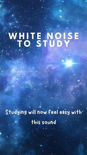 White noise to study with 🔊