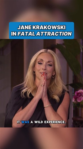 Jane Krakowski talks about her role as the babysitter in #FatalAttraction and what it was like to work with #MichaelDouglas!