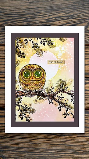 How beautiful was this card that Jo created ✨ Join Jo in this beautiful tutorial as she demonstrates building up a delicate scene using multiple techniques with watercolour and stencil brush blending 😍 If you would like to find the full tutorial and all the products used, follow this link to our website - https://www.laviniastamps.com/quiet-time-for-bijou-with-jo-rice/ | Lavinia Stamps