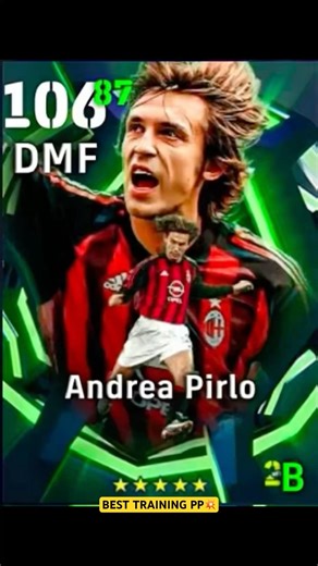 New 106 Andrea Pirlo Max Training 🔥#New Andrea Pirlo efootball 2026 training guide#pes #efootball