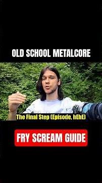 This Is What Old School Metalcore Screams REALLY Sound Like (Learn Fry Scream Fast) #vocaltutorial