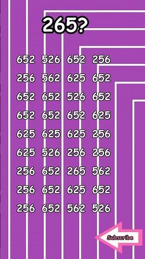 "Solving the 265 Puzzle: A Fun Number Challenge!"