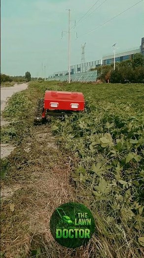 The Future of Mowing: Remote Control Slope Mower in Action! 🚜💨