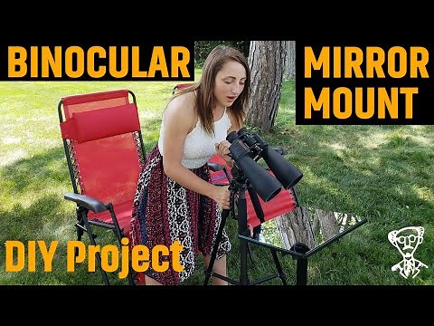 Binocular Mirror Mount DIY [Front Surface Mirror Astronomy Project]