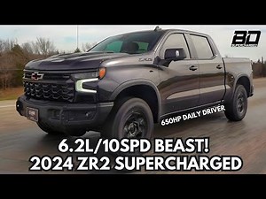 TRX Killer?! 650hp Supercharged 2024 Silverado ZR2 Bison!