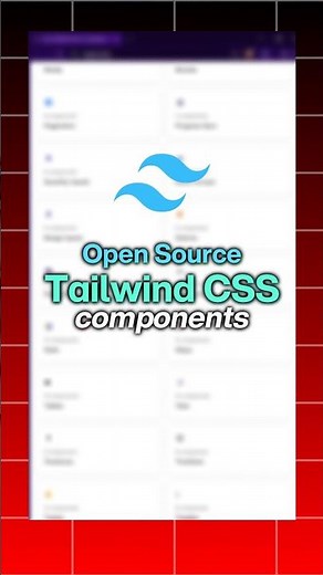 The BEST Open Source Tailwind CSS components👨‍💻