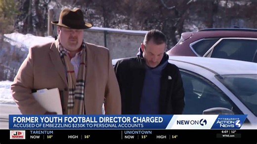 Former youth football league director faces charges of embezzlement