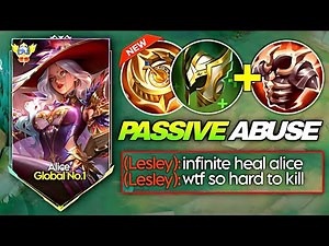 THIS BUILD MAKES ALICE UNSTOPPABLE 😱 | SECRET PASSIVE ABUSE | MLBB 2025