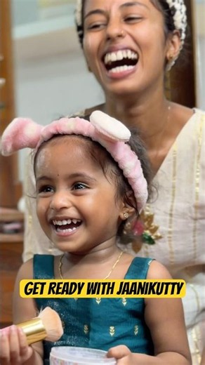 Get Ready With Jaanikutty🥰#gopikaneenutty #shortsfeed #getreadywithme #grwm #momdaughter #realbond