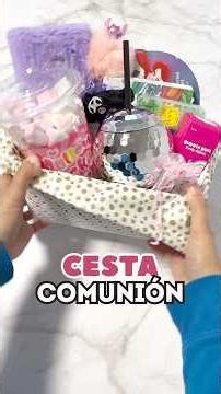 Cesta de Regalo DIY para Comunión: ¡Idea fácil y bonita! ✨