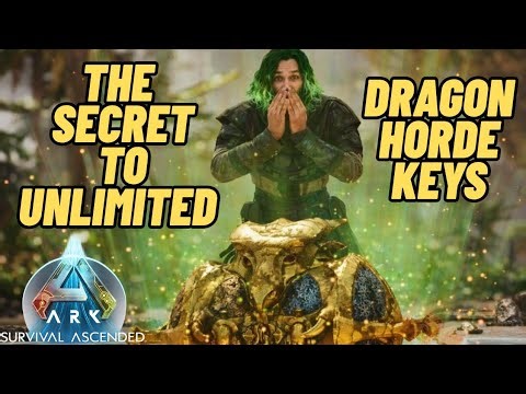 The secret to unlimited passive dragon Horde keys Ark Survival Ascended