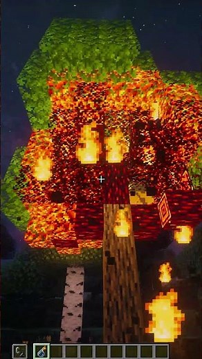 Burnt Better Fire Mod Minecraft Java #minecraft #minecraftmods