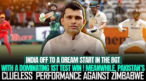 1M views · 10K reactions | India off to a dream start in the BGT with a dominating 1st Test win! Meanwhile, Pakistan’s clueless performance against Zimbabwe #IndiavsAustralia #1sttest2024 #jaspritbumrah #viratkohli #jaiswal #KamranAkmal | Kamran Akmal | Facebook