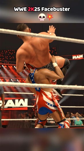 WWE 2K25 – Facebuster IMPACT! 💥💀 Brutal Finisher Move #shorts