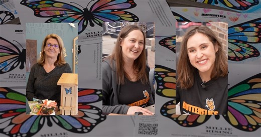 Greendale neighbors share hope through colorful butterfly project