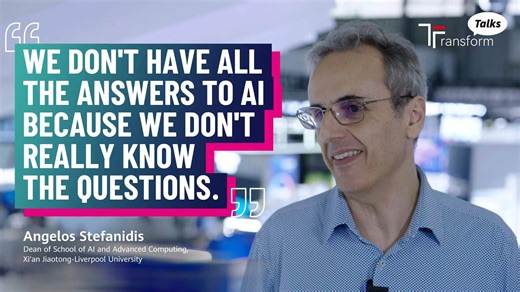 1.8K reactions · 70 shares | Prof. Angelos Stefanidis, Dean of the School of AI and Advanced Computing at Xi’an Jiaotong-Liverpool University, highlighted to #TransformTalks at #MWC24 Shanghai that AI is evolving so rapidly there's little time to reflect on the best way to use it. Watch here: https://tinyurl.com/355zdsvv #Huawei #ThisIsHuawei #InnovateForImpact | Huawei | Facebook