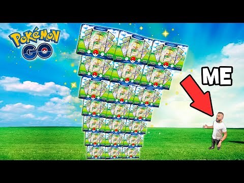 I Opened a TOWER of POKEMON GO Boxes!