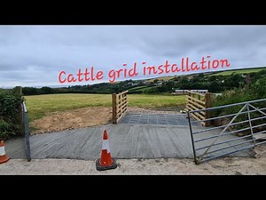 Cattle grid installation and Royal Cornwall Show!