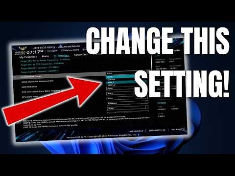 Best BIOS Settings for Gaming 🔧 (Higher FPS + Lower Input Delay)