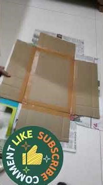 DIY Office Decor: Easy Cardboard File Organizer Tutorial || paper Symphony