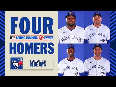 Blue Jays swat FOUR homers during MLB Spring Training! 💪 (Vlad Jr., Springer AND MORE!)