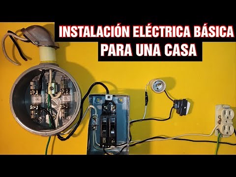 Cómo Hacer una Instalación Eléctrica Para una Casa #electricidad