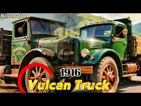 Restoring a 1916 Vulcan Truck After 100+ Years! | Full Vintage Revival | trucks care