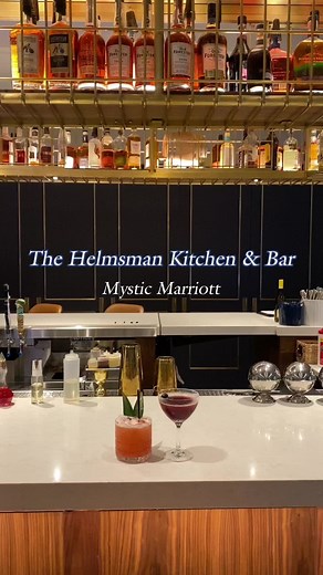 Welcome to The Helmsman Kitchen and Bar, located in the Mystic Marriott Hotel! They offer a coastal inspired New England Dining experience with modern land-and-sea dishes sourced locally. My favorites were the clam chowder, Rhode Island Oysters, and the Grilled Ribeye. They also have a great cocktail menu! I recommend the cocktail a punch & kick with diplomatico select rum. The Helmsman Kitchen & Bar Located within the Mystic Marriott Hotel & Spa 625 North Road, Groton, CT #helmsmankichen #mysti