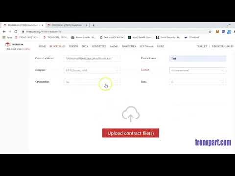 how to Verify Smart Contract in TRON Blockchain using Tronscan