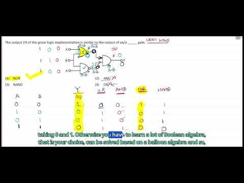 NEET 2025 Semi conductor devices logic gates Finding output of circuit