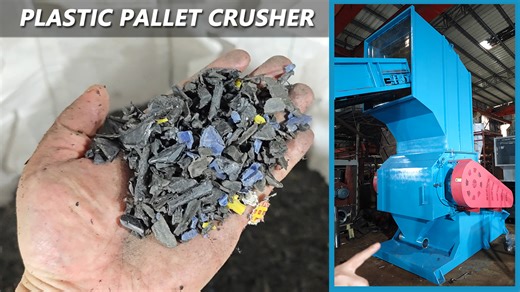 The Right Machine for Crushing Plastic Pallets Waste Plastic pallets...