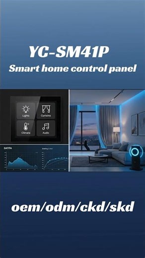 YC-SM41P (White) 4″ Smart Control Panel | Portworld