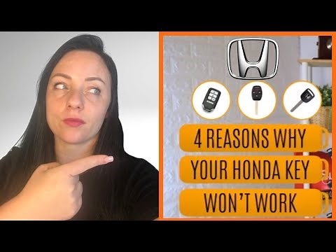 Honda Key Issues and How to fix it!! 4 Most Common Reasons Why your Honda Key Won't Work!!!