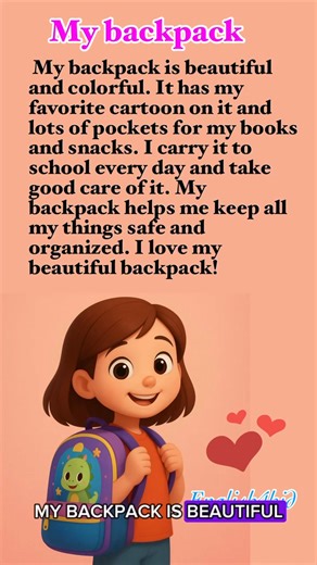 My backpack #backpack | AI English