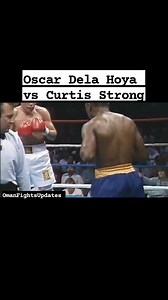On February 6th, 1993 Oscar De La Hoya and Curtis Strong fought at the Sports Arena in San Diego, Ca. in a 6 round bout that lasted 4 rounds ending in a technical knockout victory for De La Hoya. #boxinghistory #boxing #boxeo | Oman Fights Updates