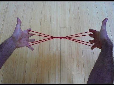 Learn To Make A Cool Cat's Whiskers String Figure/String Trick -Step By Step