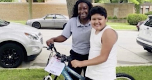 Milwaukee bus driver surprises 10-year-old boy with new bike