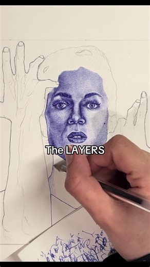Mastering Portrait Techniques with Bic Pen Art