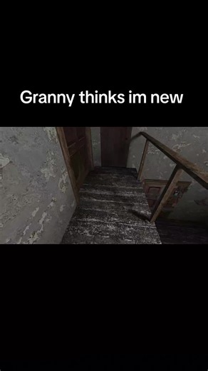 Granny thinks im new #creatorsearchinsights #grannyhorrorgame #speedrun #granny #player