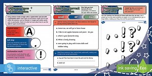 Add the Correct Punctuation Activity (Ages 5 - 7)