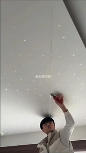 Turning a Normal Bedroom Into a Galaxy With Star Ceiling Lights#StarCeiling #GalaxyCeiling