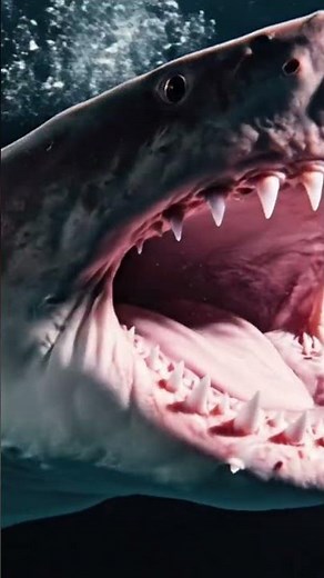 The Goblin Shark’s Terrifying Jaw Attack 😳🦈